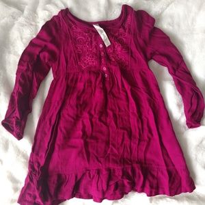 Girls Cherokee Burgundy Tunic